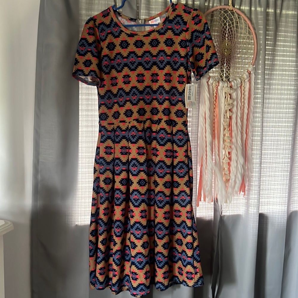 LuLaRoe Amelia Dress Size L